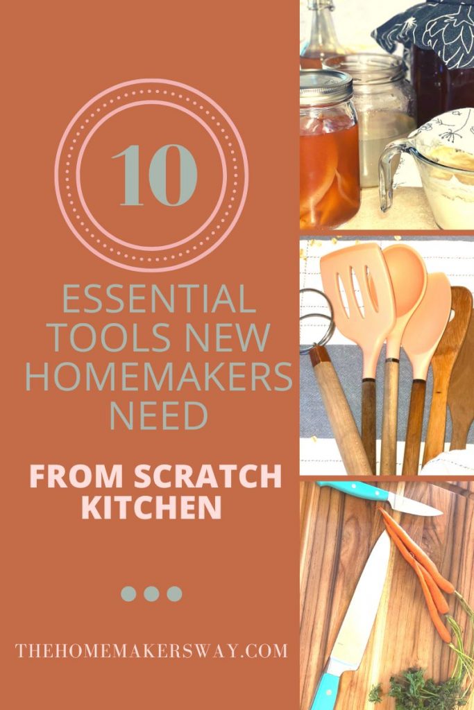 10 essential tools for a from scratch kitchen grafic