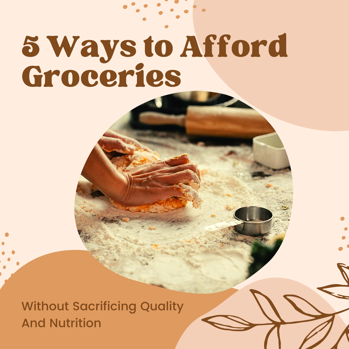 5 Ways to Afford Groceries Without Sacrificing Quality And Nutrition grafic