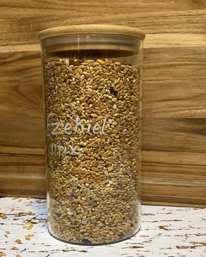 ezekiel mix in a canister